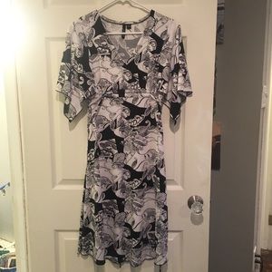 Kimono style A line Dress